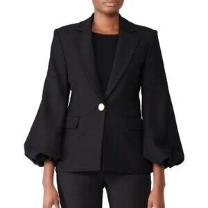 Osman London Eugenie Tuxedo Jacket in black size 6